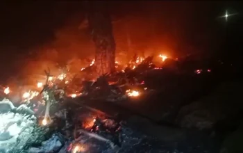 Puluhan Motor Ludes Terbakar di Desa Tembayangan Kangayan