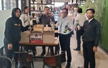 Razia Miras, Satresnarkoba Sumenep Sita 48 Botol dari Cafe Lotus