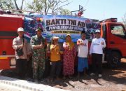 Warga Langsar Sumenep Terdampak Kekeringan, Kodim 0827 dan Baznas Salurkan 5.000 Liter Air Bersih
