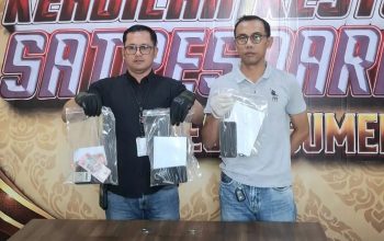Polresta Sumenep Ringkus Tiga Pria Diduga Pengedar Sabu di Kalianget, Barang Bukti 0,10 Gram