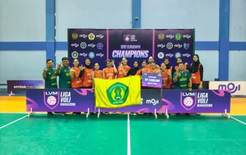 Voli Putri UPI Sumenep Raih Juara 3 LVM 2026 Seri Surabaya