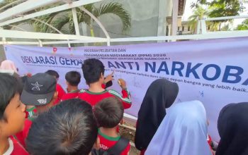 Ratusan Pelajar Pagerungan Besar Deklarasikan Gerakan Antinarkoba